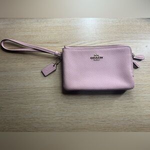 Pink coach women’s wallet